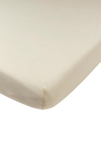 Hoeslaken wieg jersey Uni - soft sand - 40x80/90cm - Babywinkel - 4054703502107