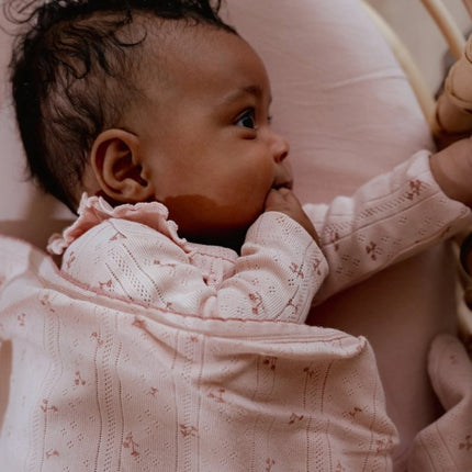 Little Dutch Hoeslaken Wieg Pure Blossom koop je bij Babywinkel