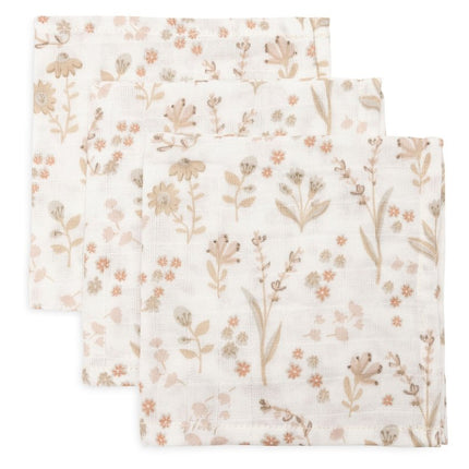 Hydrofiel Monddoekje 31x31cm - Bloomy - 3 Stuks - Babywinkel - 8717329393387
