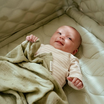 Little Dutch Hydrofiele Doek Pure Sage 120Cm koop je bij Babywinkel