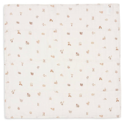 Jollein Hydrofiele Doek Animal Friends 70Cm 3St koop je bij Babywinkel