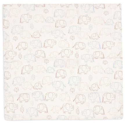 Hydrofiele Doek Small 70x70cm - Elephant Tales - 3 Stuks - Babywinkel - 8717329400627