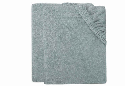Jollein Aankleedkussenhoes Badstof 50X70Cm Sea Green 2St - Jollein - Babywinkel - 8717329387218