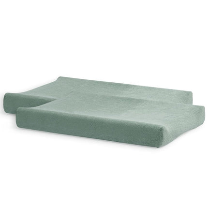 Jollein Aankleedkussenhoes Badstof Ash Green 75x85cm 2st - Jollein - Babywinkel - 8717329365094