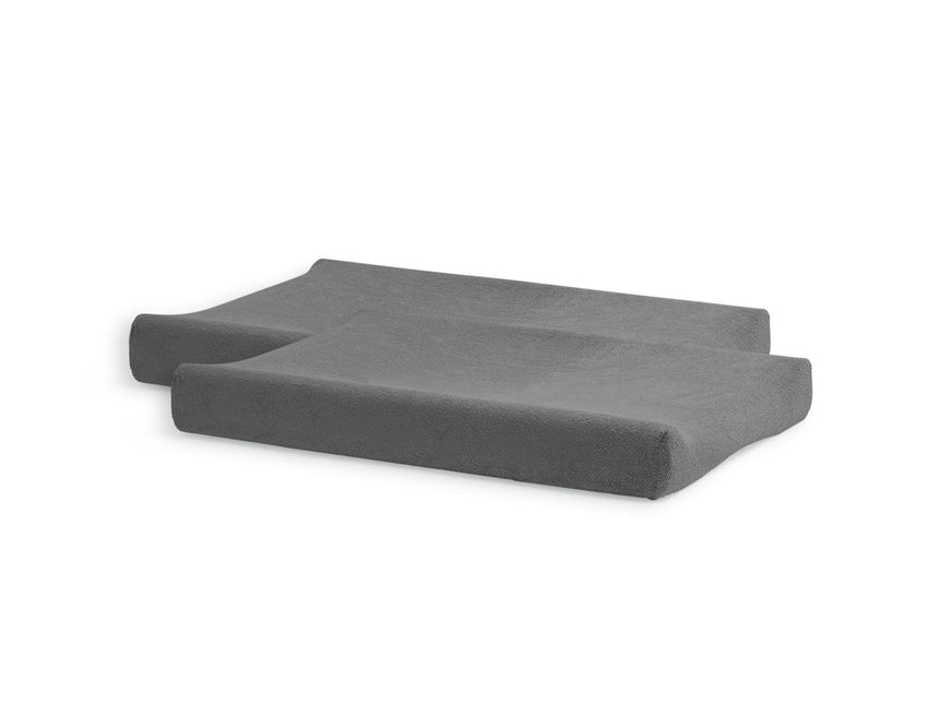 Jollein Aankleedkussenhoes Badstof Storm Grey 50x70m 2st - Jollein - Babywinkel - 8717329360051