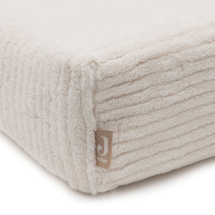 Jollein Aankleedkussenhoes Cloudy Rib/ Oatmeal 50X70Cm - Babywinkel - 8717329400870