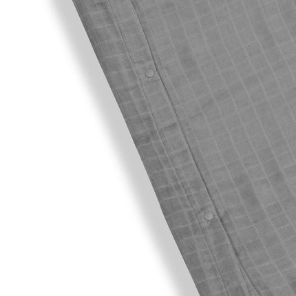 Jollein Aankleedkussenhoes Wrinkled Cotton Storm Grey 50x70cm - Jollein - Babywinkel - 8717329360785