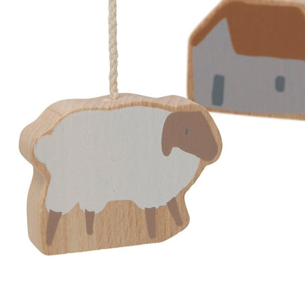 Jollein Baby Mobiel Hout Farm - Jollein - Babywinkel - 8717329373426