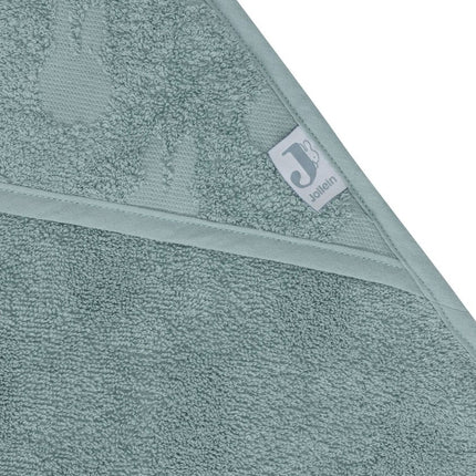 Jollein Badcape Baby Miffy Jaquard Sea Green 75X75Cm - Jollein - Babywinkel - 8717329387812
