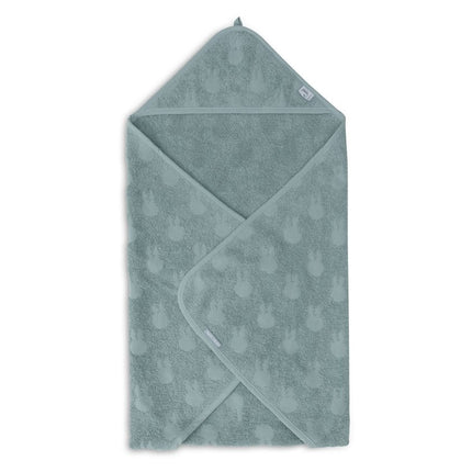 Jollein Badcape Baby Miffy Jaquard Sea Green 75X75Cm - Jollein - Babywinkel - 8717329387812
