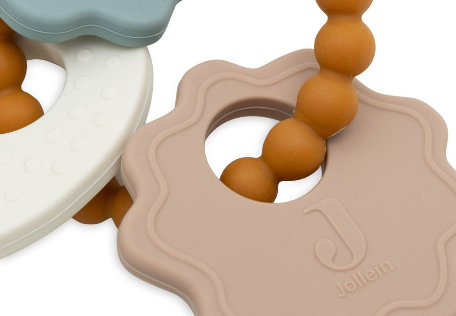 Jollein Bijtring Sleutelbos Lovely Birds koop je bij Babywinkel