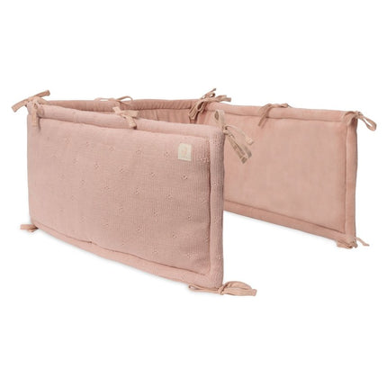 Jollein Boxbumper Cosy Knit Wild Rose 180 X 30 Cm - Jollein - Babywinkel - 8717329386815