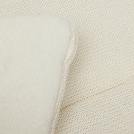 Jollein Boxkleed Basic Knit Ivory 75x95cm - Jollein - Babywinkel - 8717329373532