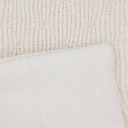 Jollein Boxkleed Cosy Knit Ivory 75 X 95 Cm - Jollein - Babywinkel - 8717329386754