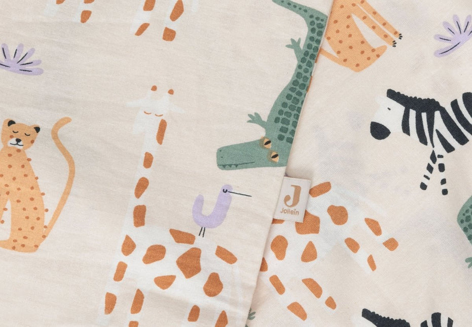 Jollein Dekbedovertrek Peuter Jungle Jambo 100 X 140 Cm koop je bij Babywinkel