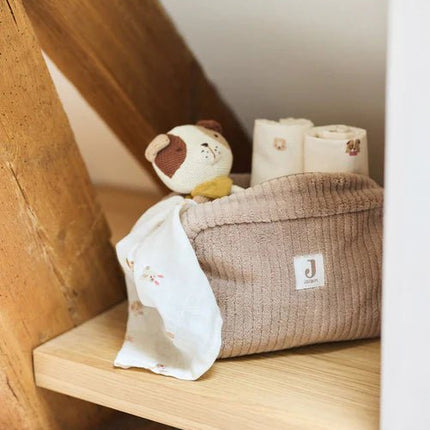 Jollein Etui Coudy Rib/ Milky Coffee - Babywinkel - 8717329401594
