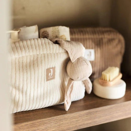 Jollein Etui Coudy Rib/ Milky Coffee - Babywinkel - 8717329401594