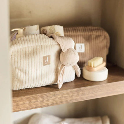 Jollein Etui Coudy Rib/ Milky Coffee - Babywinkel - 8717329401594
