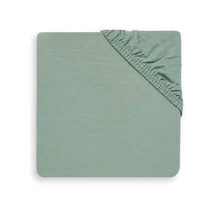 Jollein Hoeslaken Jersey Ash Green 60x120cm - Jollein - Babywinkel - 8717329359116
