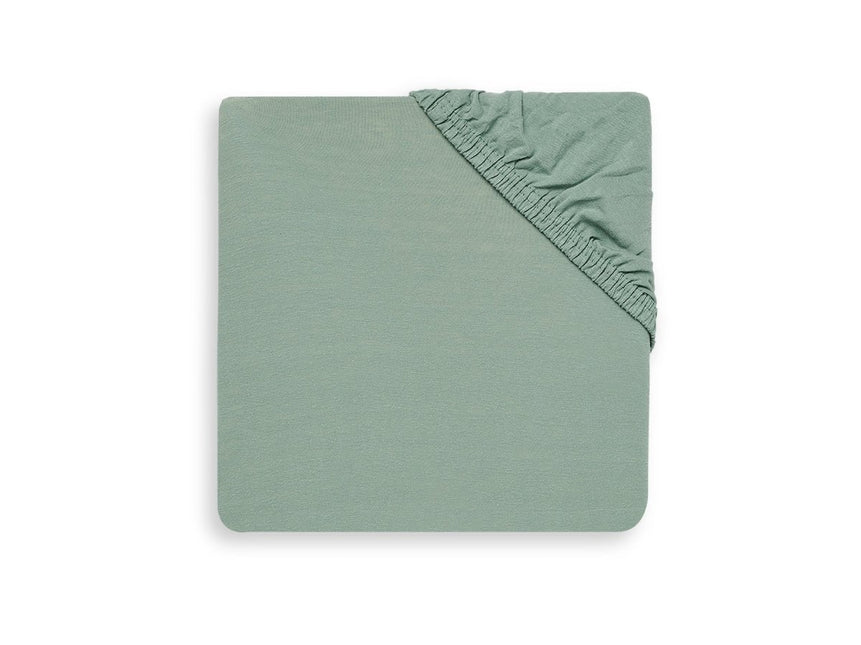 Jollein Hoeslaken Jersey Ash Green 60x120cm - Jollein - Babywinkel - 8717329359116