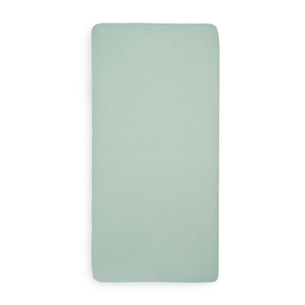 Jollein Hoeslaken Jersey Ash Green 60x120cm - Jollein - Babywinkel - 8717329359116