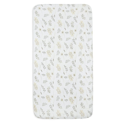 Jollein Hoeslaken Jersey Wild Flowers 40/50x80/90cm - Jollein - Babywinkel - 8717329365933