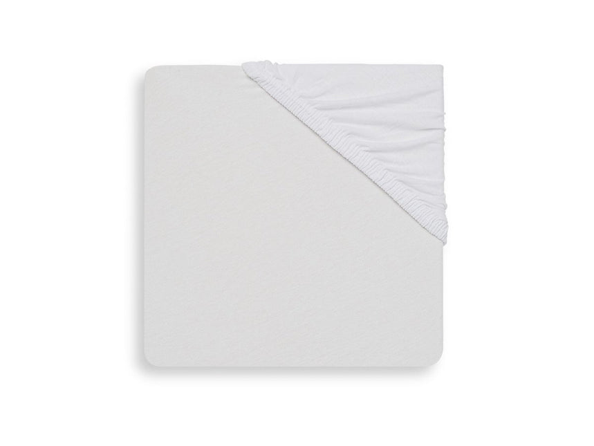 Jollein Hoeslaken Jersey Wit 40x90cm - Jollein - Babywinkel - 8717329355651