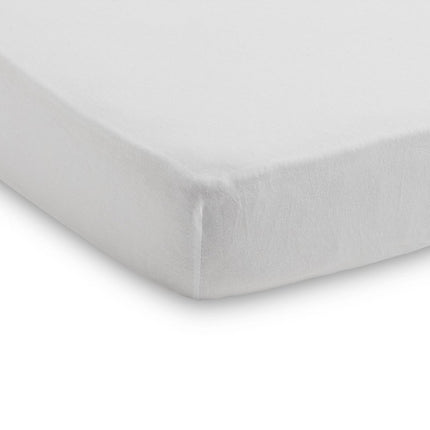 Jollein Hoeslaken Jersey Wit 75x150cm - Jollein - Babywinkel - 8717329301818