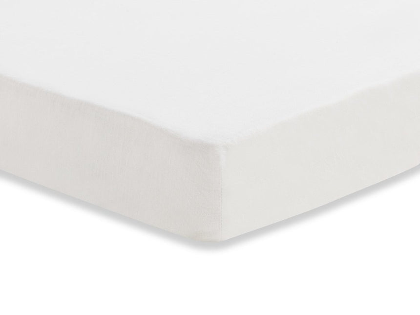 Jollein Hoeslaken Katoen Wit 70x140cm - Jollein - Babywinkel - 8717329023642