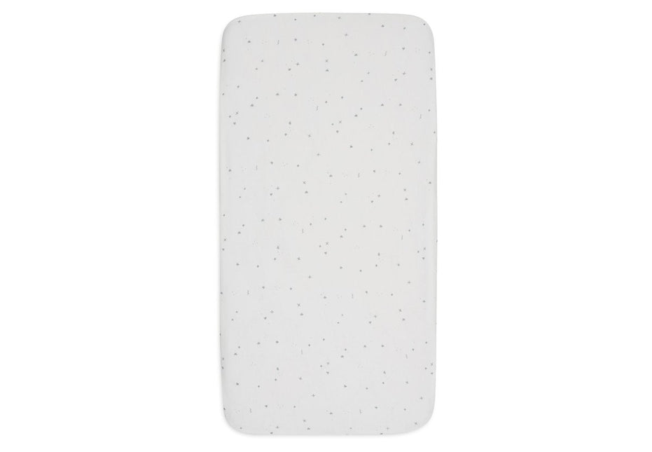 Jollein Hoeslaken Peuter Jersey Twinkling Sea Green 70/75 X 140/150 Cm koop je bij Babywinkel
