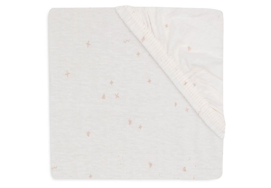 Jollein Hoeslaken Peuter Jersey Twinkling Wild Rose 60 X 120 Cm koop je bij Babywinkel
