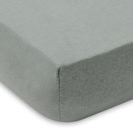 Jollein Hoeslaken Peuter Sea Green / Ivory 75X140Cm 2St koop je bij Babywinkel