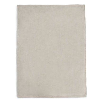 Jollein Ledikantdeken Basic Knit Nougat/Fleece 100x150cm - Jollein - Babywinkel - 8717329366169