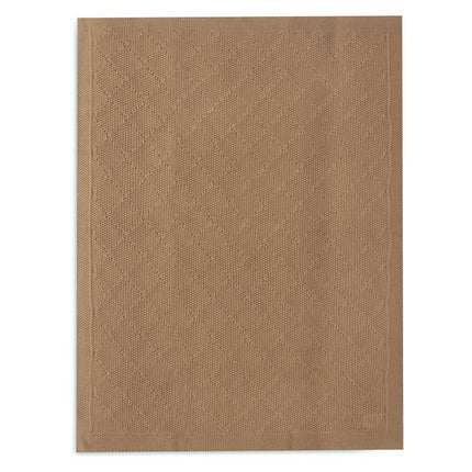 Jollein Ledikantdeken Check Knit Biscuit 100 X 150 Cm - Jollein - Babywinkel - 8717329386709