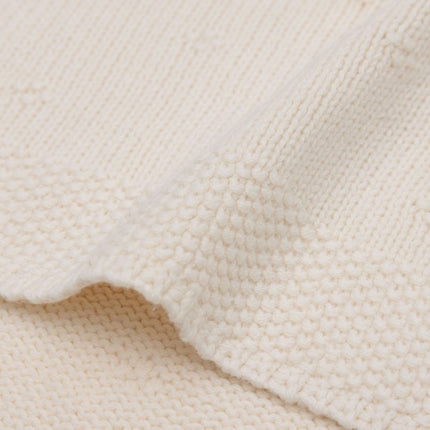 Jollein Ledikantdeken Cosy Knit Ivory 100 X 150 Cm - Jollein - Babywinkel - 8717329386587