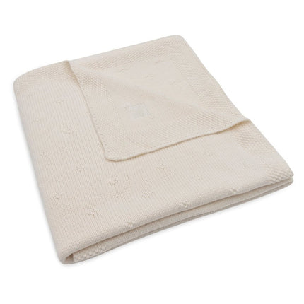 Jollein Ledikantdeken Cosy Knit Ivory 100 X 150 Cm - Jollein - Babywinkel - 8717329386587