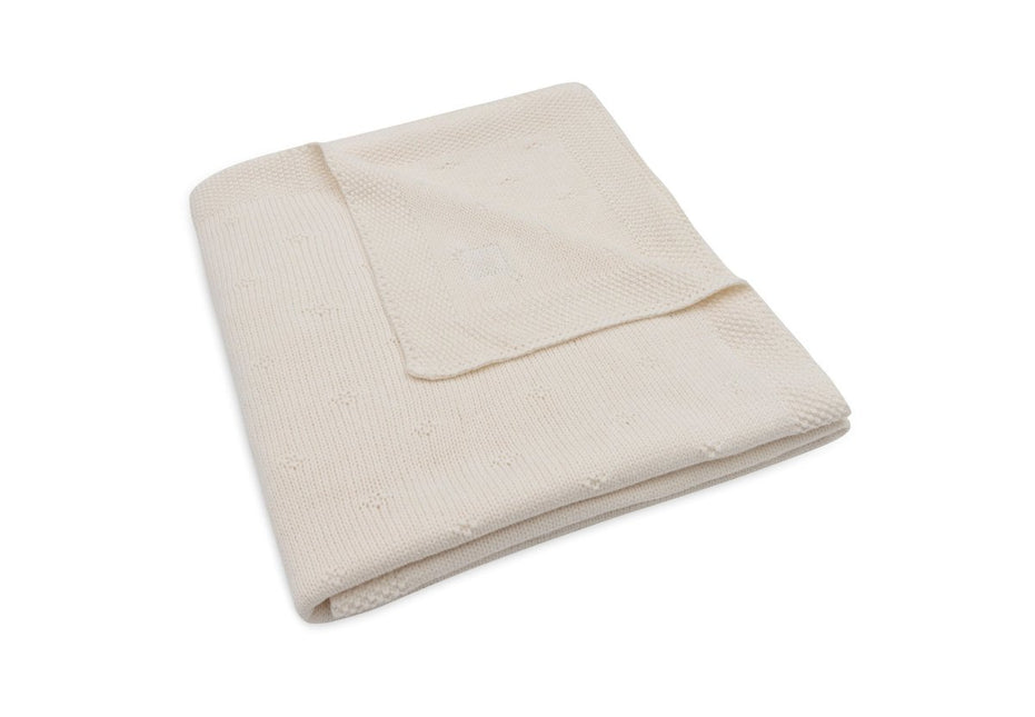 Jollein Ledikantdeken Cosy Knit Ivory 100 X 150 Cm - Jollein - Babywinkel - 8717329386587