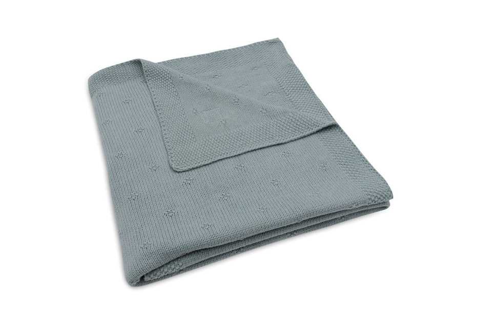 Jollein Ledikantdeken Cosy Knit Sea Green 100 X 150 Cm - Jollein - Babywinkel - 8717329386600