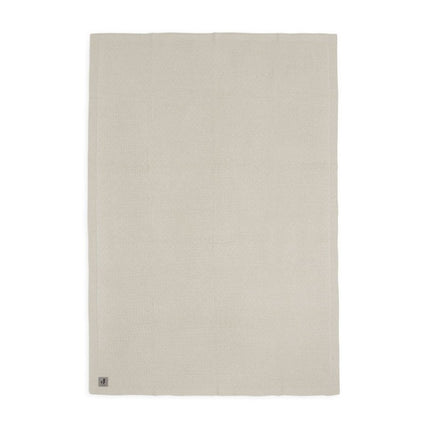 Jollein Ledikantdeken Gebreid Nougat 100x150cm - Jollein - Babywinkel - 8717329358447