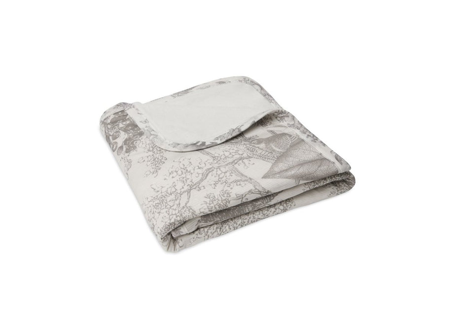 Jollein Ledikantdeken Jersey Forest Animals 100x150cm - Jollein - Babywinkel - 8717329365278