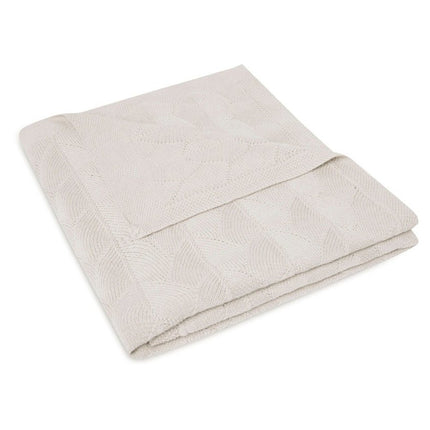 Jollein Ledikantdeken Shell Knit Nougat 100x150cm - Jollein - Babywinkel - 8717329373679