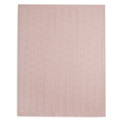 Jollein Ledikantdeken Shell Knit Wild Rose 100x150cm - Jollein - Babywinkel - 8717329373693
