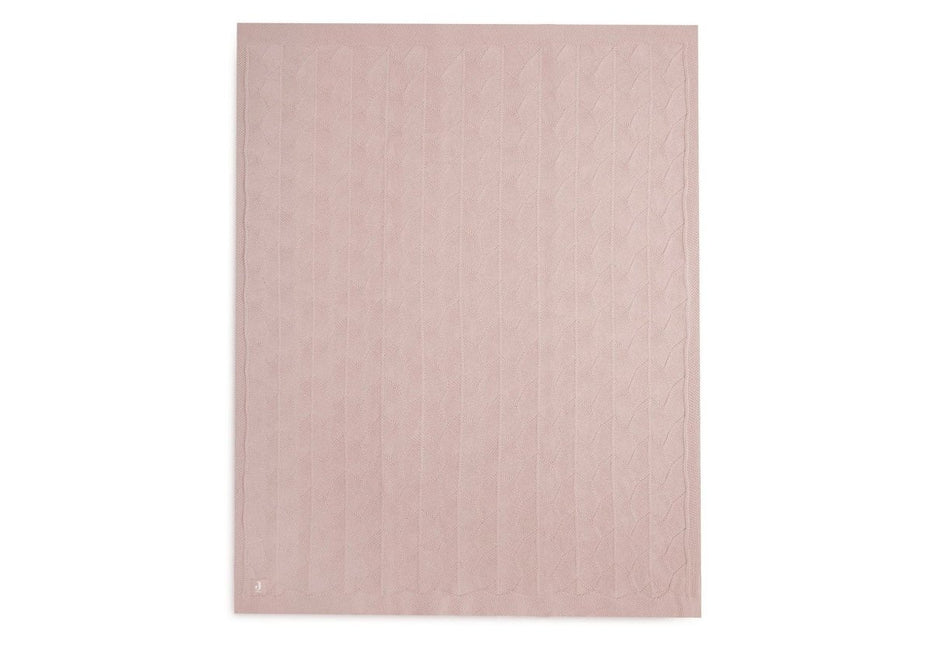 Jollein Ledikantdeken Shell Knit Wild Rose 100x150cm - Jollein - Babywinkel - 8717329373693
