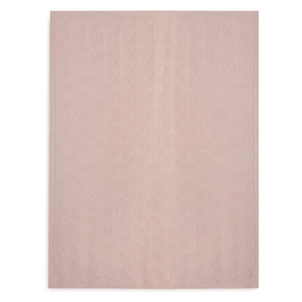 Jollein Ledikantdeken Shell Knit Wild Rose 100x150cm - Jollein - Babywinkel - 8717329373693