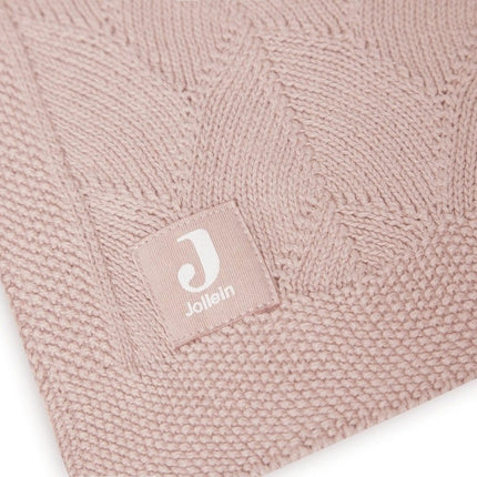 Jollein Ledikantdeken Shell Knit Wild Rose 100x150cm - Jollein - Babywinkel - 8717329373693