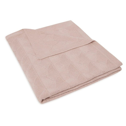 Jollein Ledikantdeken Shell Knit Wild Rose 100x150cm - Jollein - Babywinkel - 8717329373693