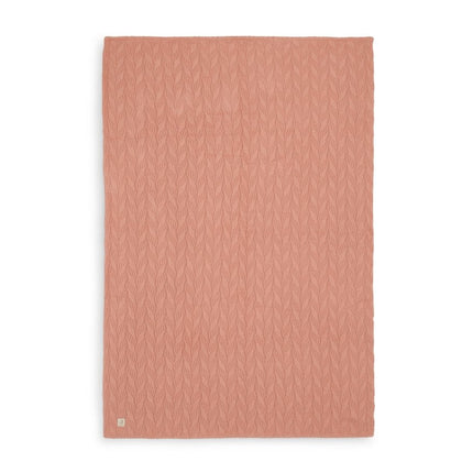 Jollein Ledikantdeken Spring Knit Rosewood 100x150cm - Jollein - Babywinkel - 8717329362932