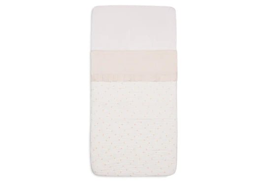 Jollein Ledikantlaken Ruffle Natural 120X150cm koop je bij Babywinkel