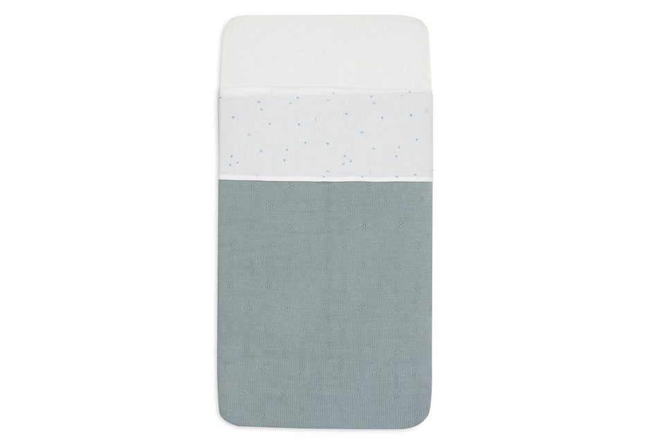 Jollein Ledikantlaken Twinkling Sea Green 120X150Cm koop je bij Babywinkel