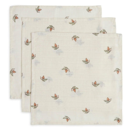 Jollein Monddoekje Hydrofiel Rosehip 3st - Jollein - Babywinkel - 8717329373372
